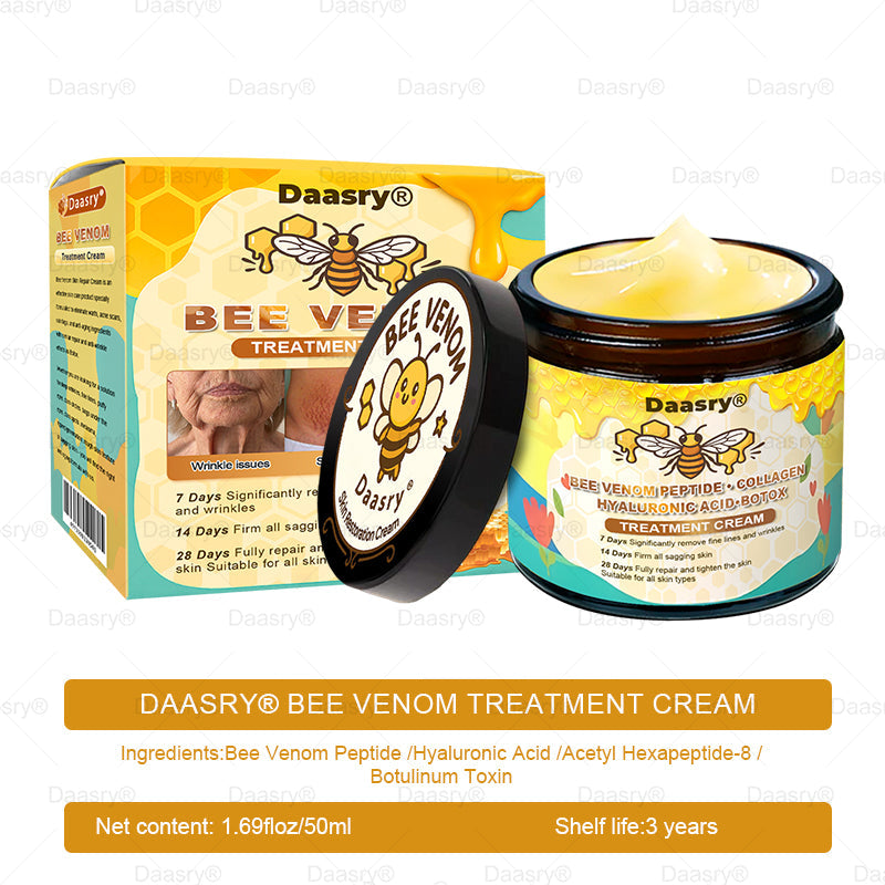 Daasry® Bee Venom Treatment Cream🍁 Targets wrinkles, purpura, sagging, stretch marks, dark spots, warts and more
